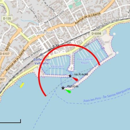 F2 Climatise A Golfe -Juan En Front De Mer Et Piscine فالوريس المظهر الخارجي الصورة